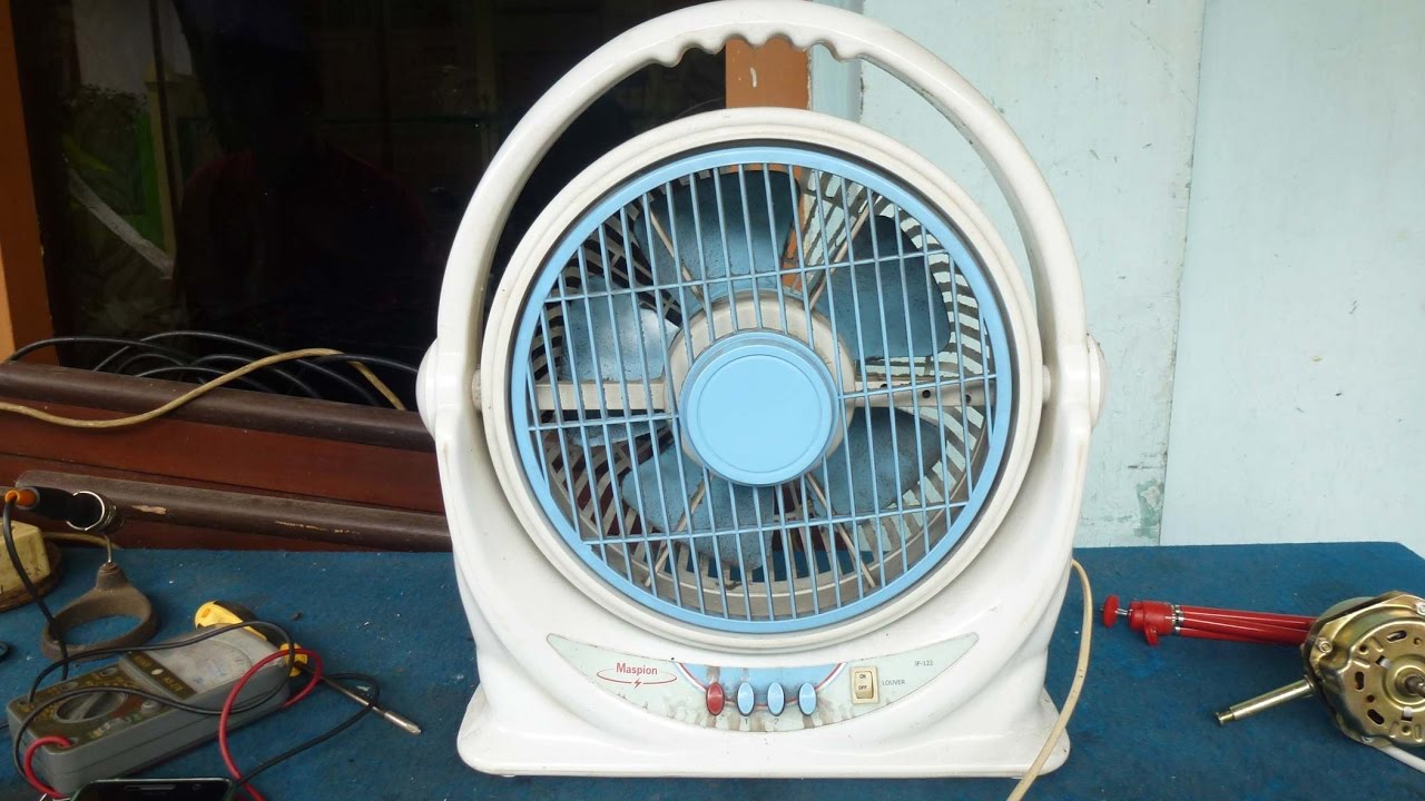 Memperbaiki Kipas Angin Maspion 3 Speed Rusak Tidak Mau Putar-Macet