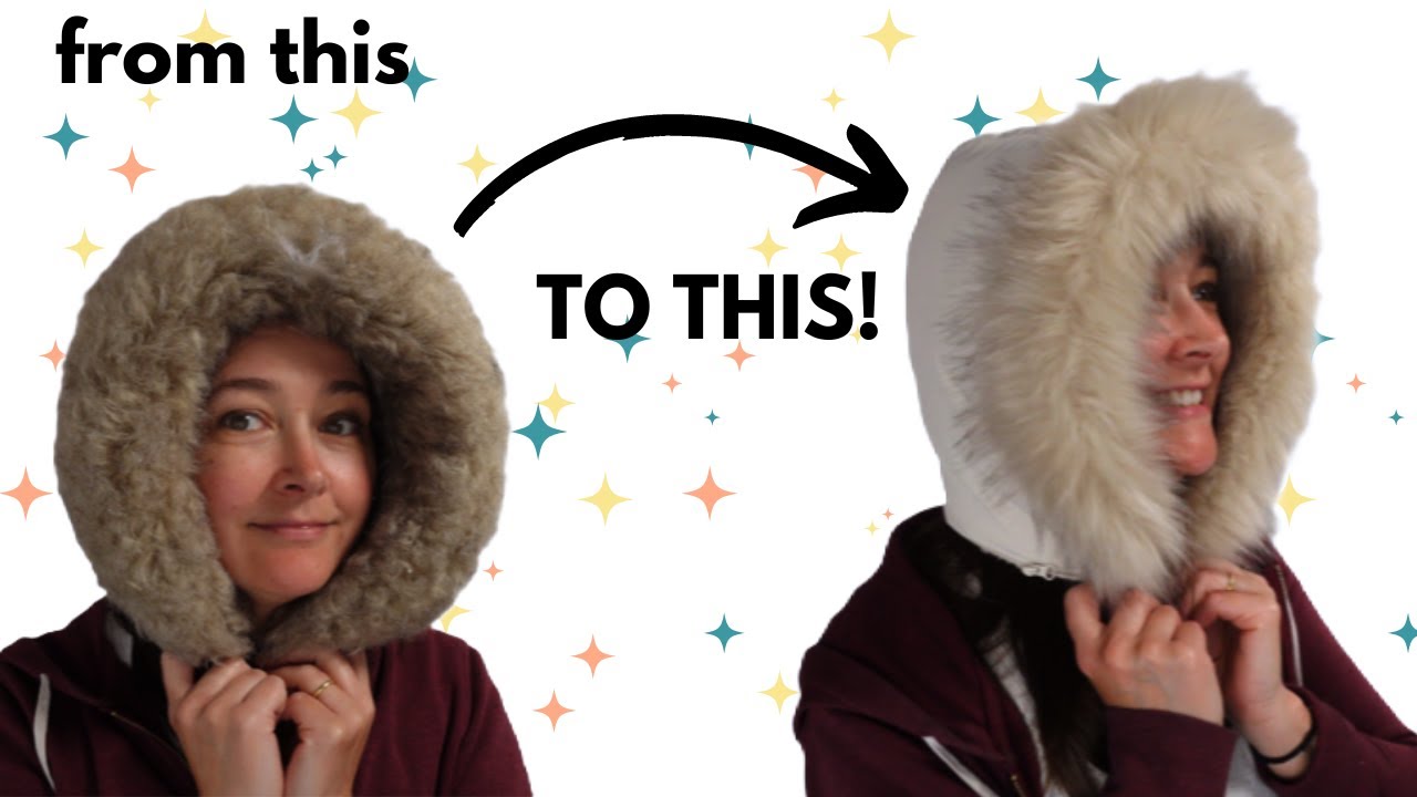 Replace dryer-damaged faux fur!  You can do it!