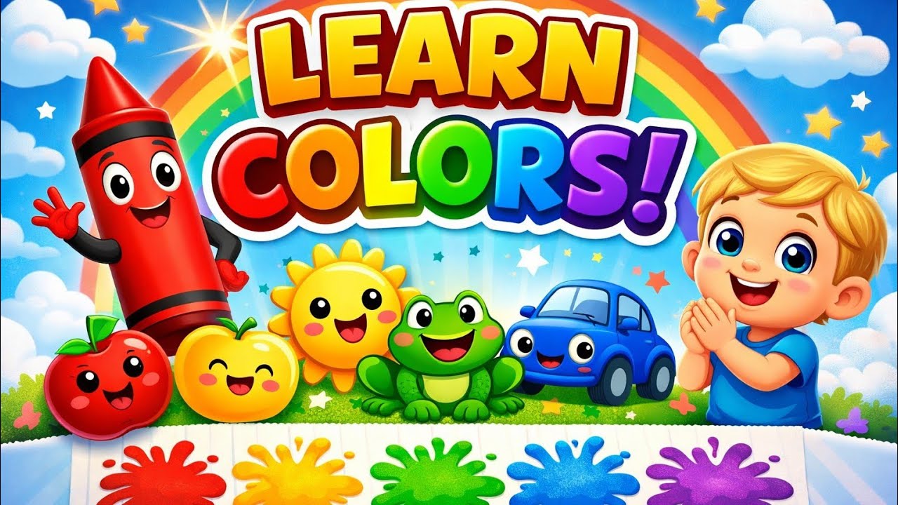 Color Poems for Kids 🌈 | Learn Colors with Fun Rhymes | Nursery Rhymes & Baby Songs