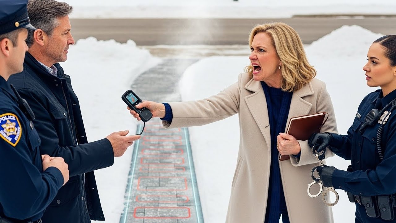 HOA Karen Tried Taking My Heated Walkway Remote, Police Charged Her With Attempted Theft Immediately