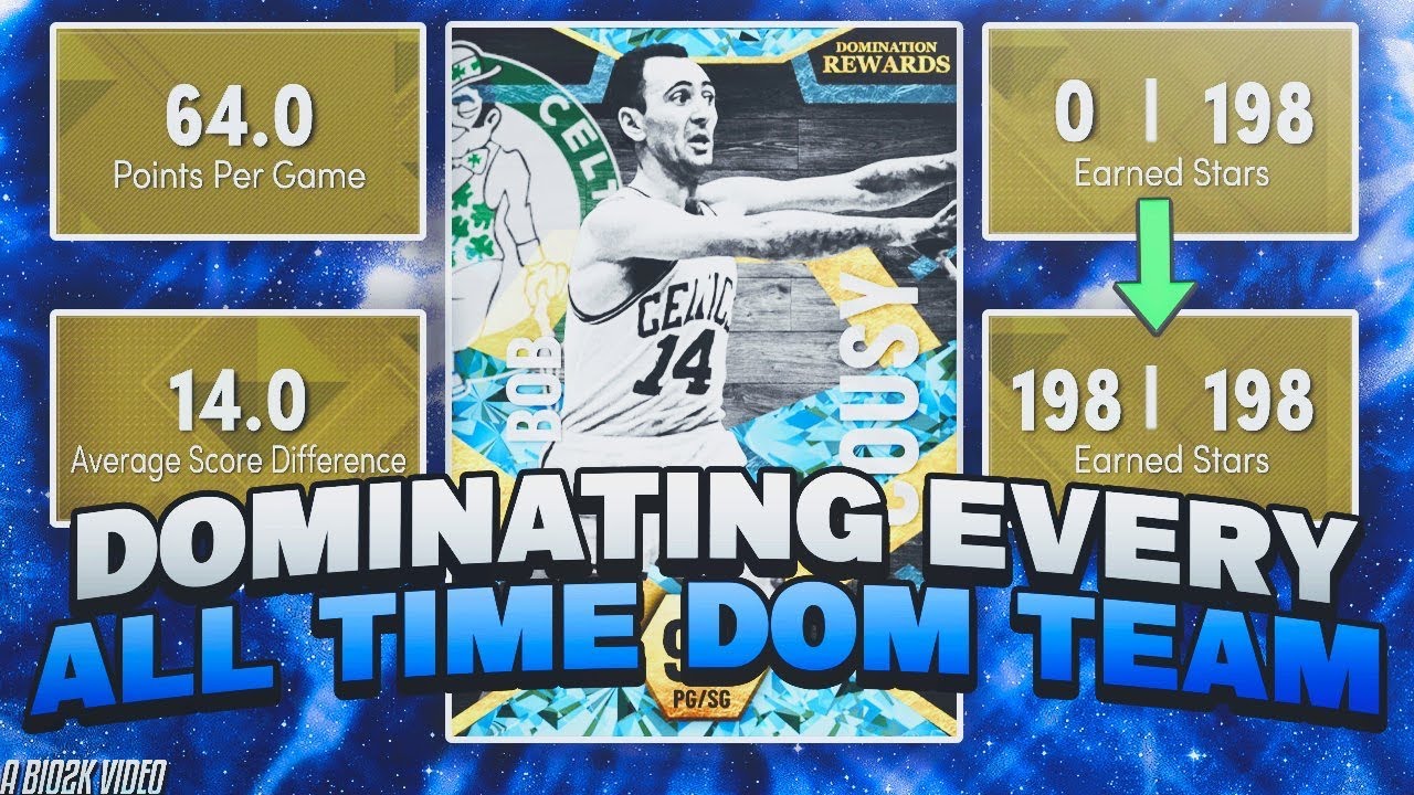 HOW TO *DOMINATE* EVERY ALL TIME DOMINATION TEAM! BEAT EVERY TEAM BY 20+! NBA 2K22 MYTEAM
