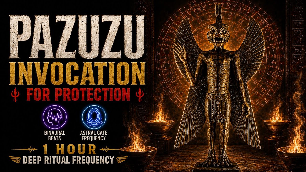 Pazuzu Invocation | Protection spell  | 1 hour Deep Shamanic Ritual Frequency