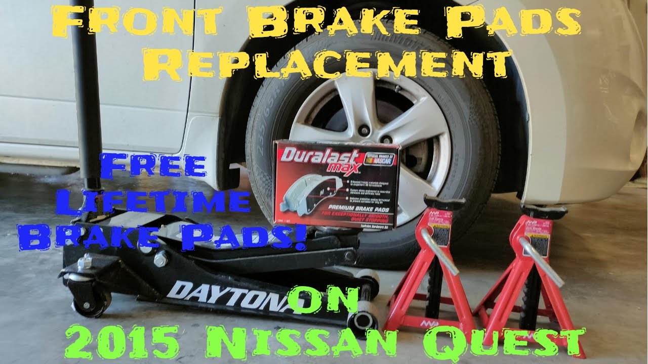 How to Replace Front Brake Pads on 2015 Nissan Quest
