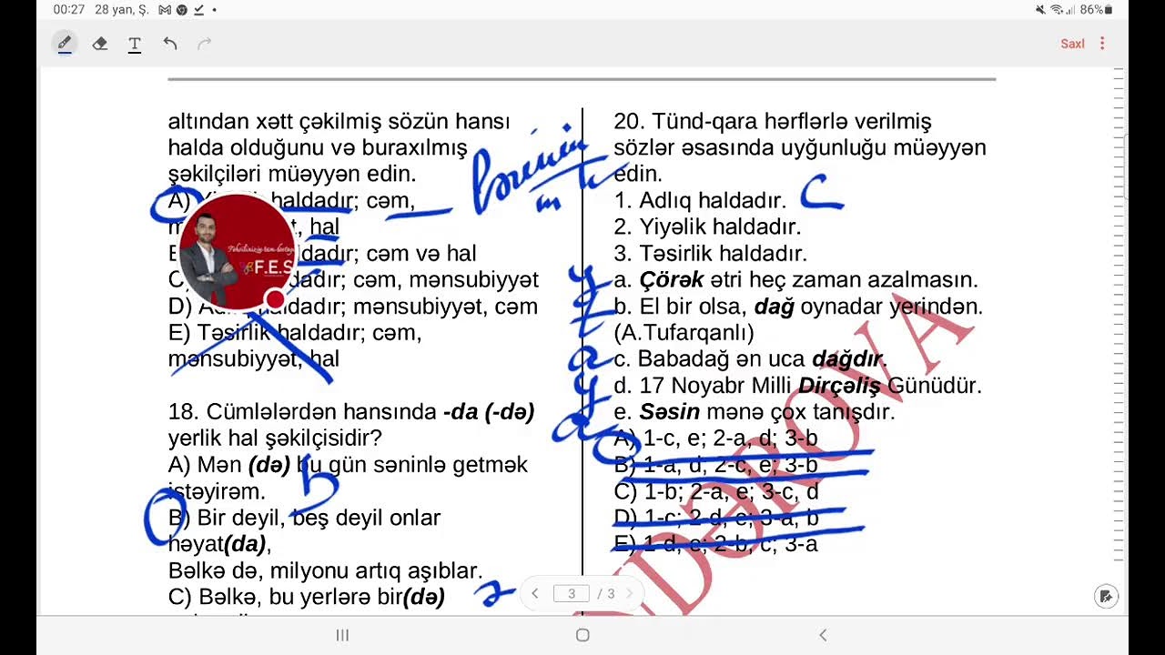 Canlı Dərs | İsim Əsas Məqamlar | Fidan İsgəndərova