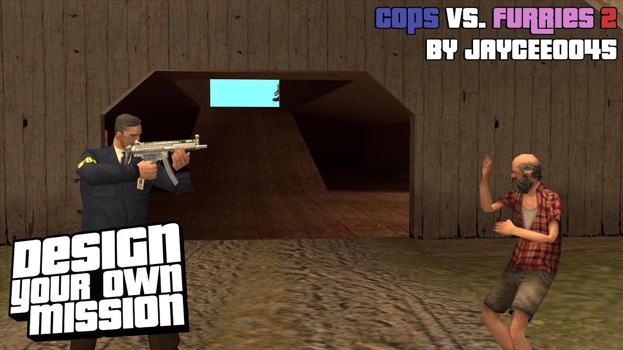 GTA SA DYOM Walkthrough | Cops vs. Furries 2 by Jaycee0045