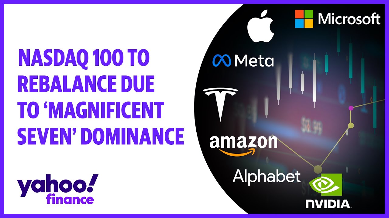 Nasdaq 100 to rebalance due to 'magnificent seven' dominance