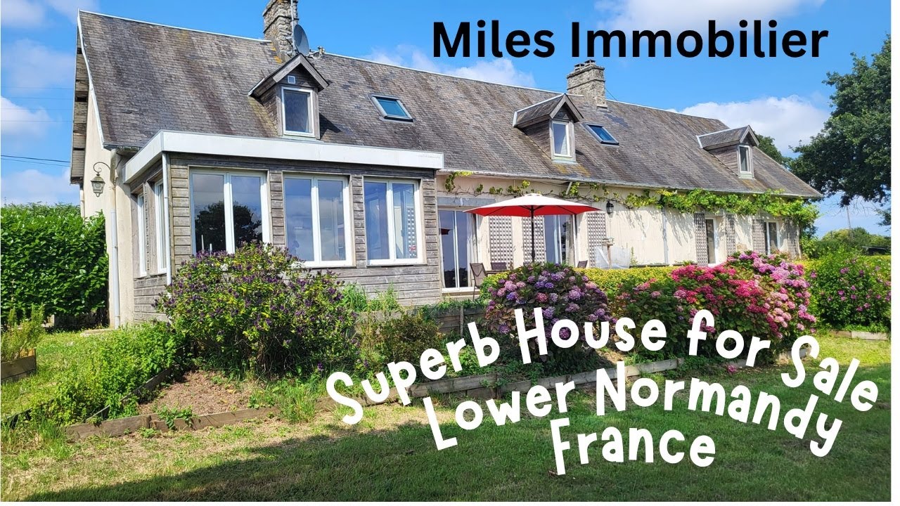 Detached 3 bedroom house with large garden for sale in Lower Normandy France - Ref 50-384