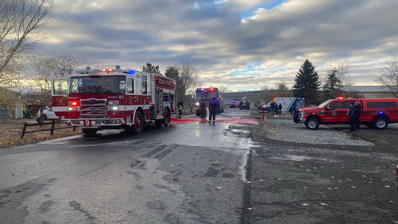 TMFPD & RFD On Scene of a Structure Fire