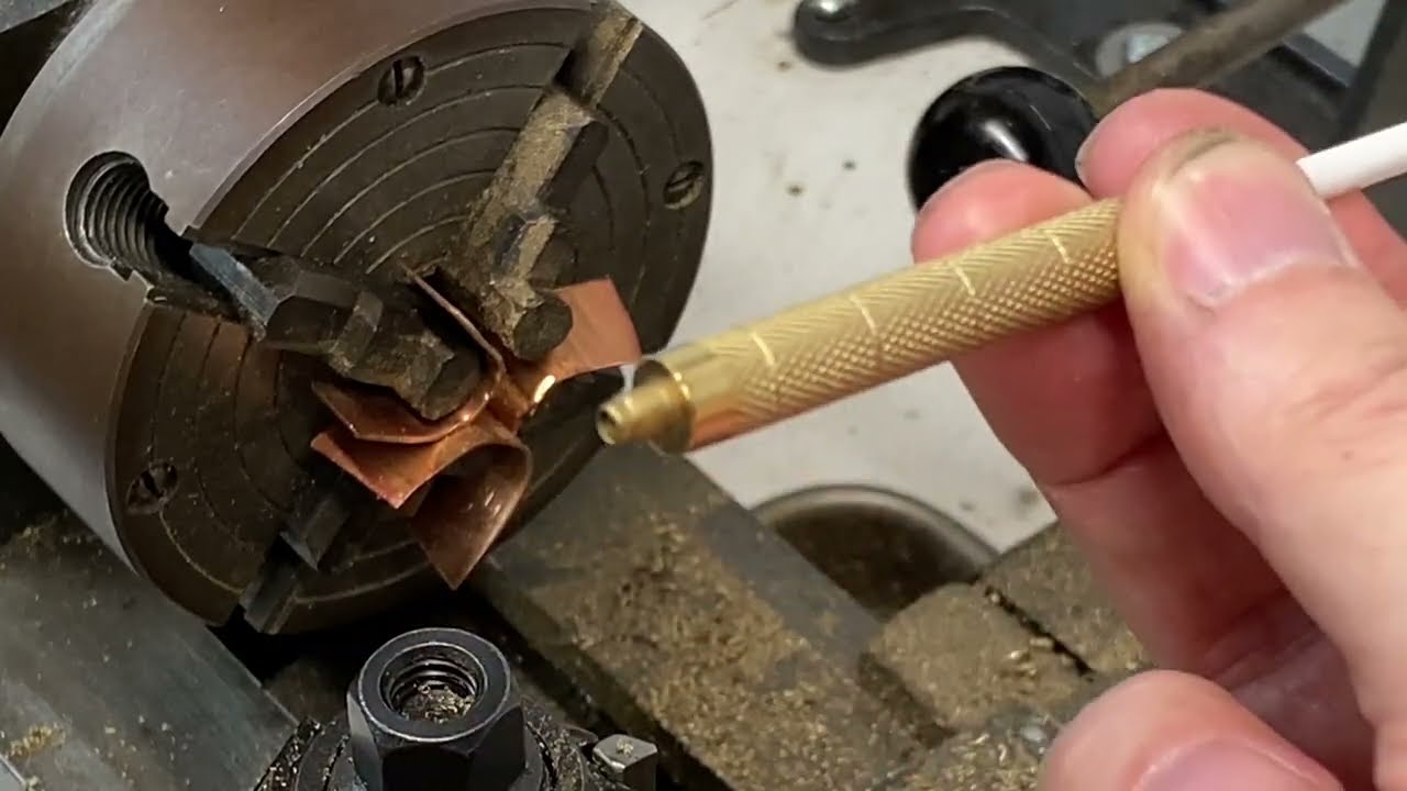 Turned a bolt into a Mechanical Pencil on my Craftsman 101
