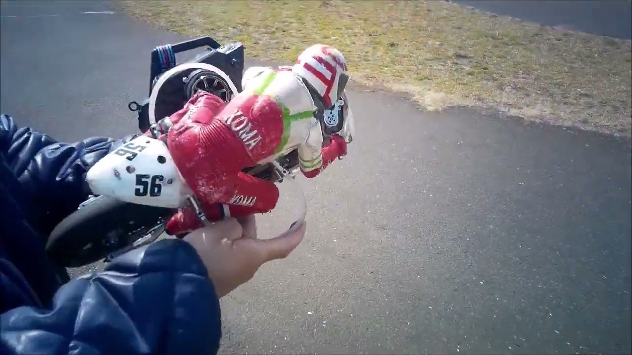 RC BIKE KOBAsp4 ラジコンバイクコバスぺ４＆京商ハングオンレーサー　2024/3/17
