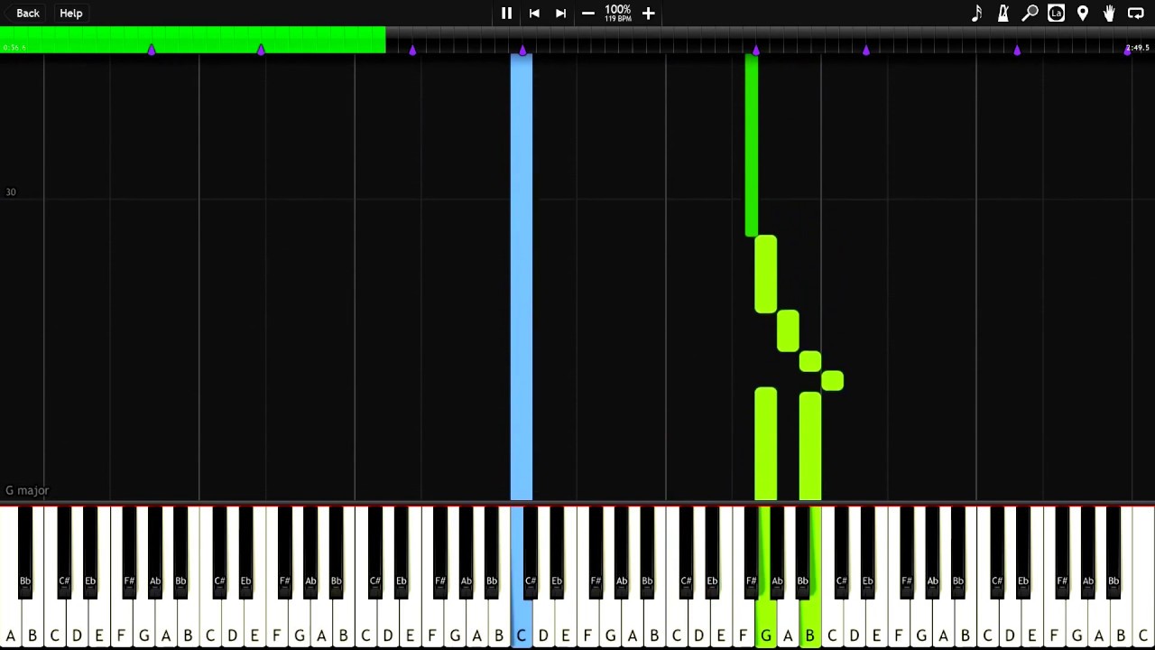Animal Crossing: New Leaf - 1 PM (Synthesia)