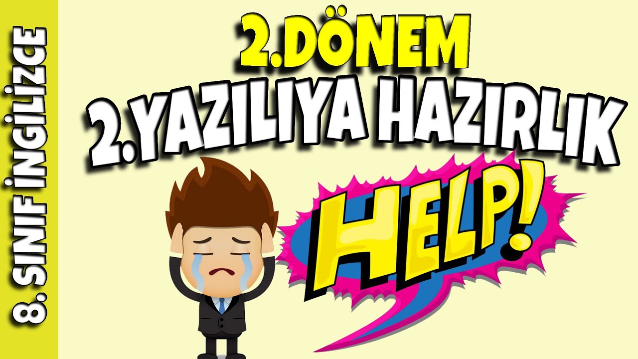 8.SINIF İNGİLİZCE 2.DÖNEM 2.YAZILI | SORU ÖRNEKLERİ VE ÇÖZÜMLERİ