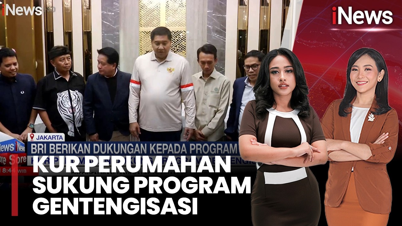 BRI Dukung Program Gentengisasi Lewat KUR Perumahan | iNews Sore (01/03)