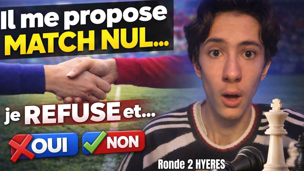 Il me propose MATCH NUL... je REFUSE et... | Ronde 2 Hyères