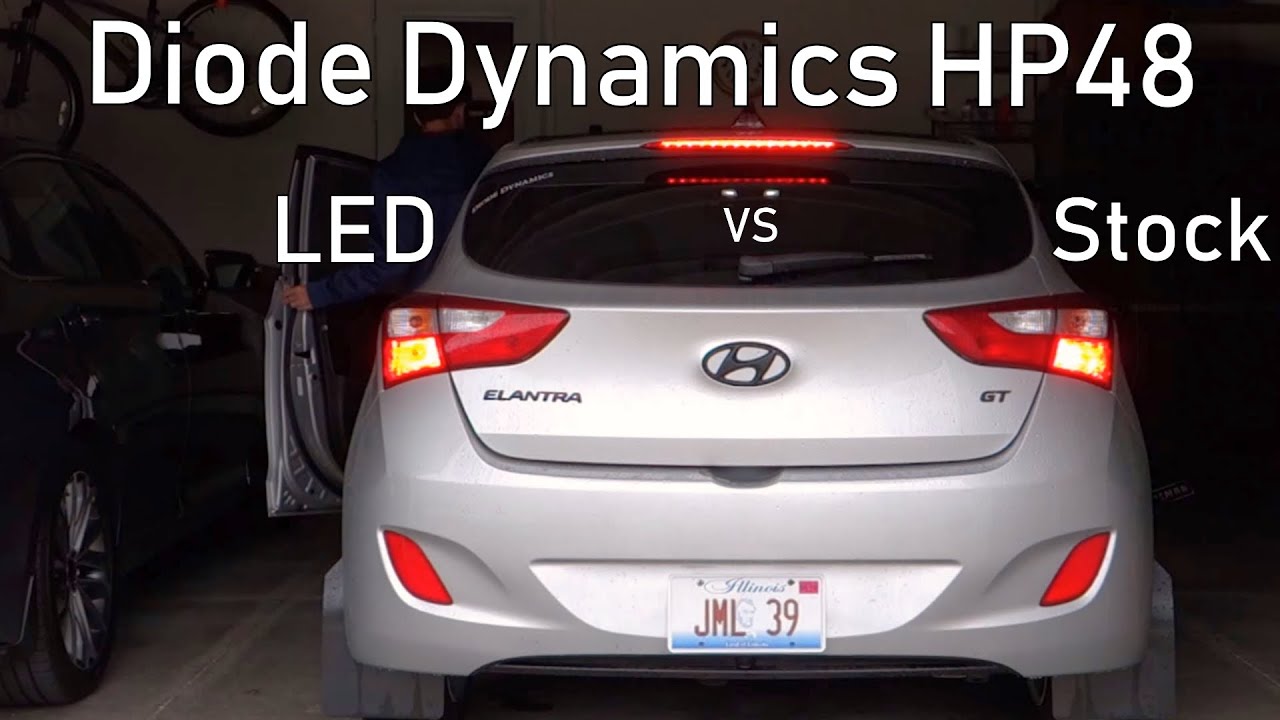 Установка и обзор светодиодных задних фонарей Diode Dynamics HP48 | Hyundai Elantra GT 2013