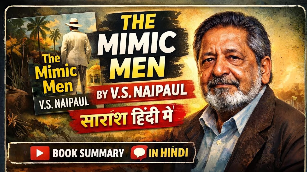 The Mimic Men Explained in Hindi | Full Summary + Themes | V.S. Naipaul