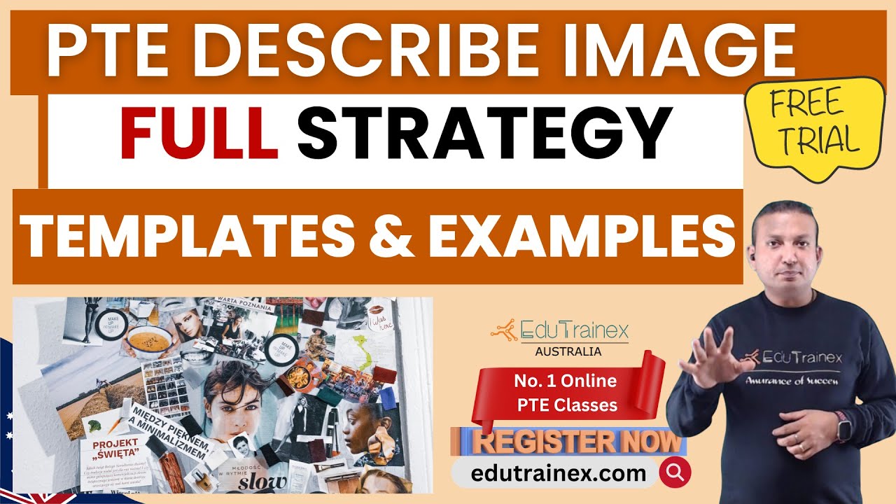 PTE Describe Image | Full Strategy & Template | Tips and Tricks | Edutrainex