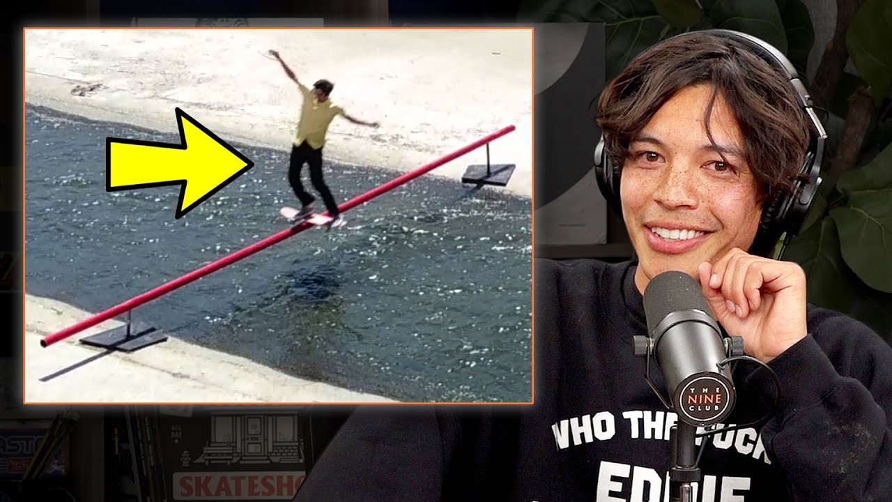Chris Chann Skated A Flat Bar Across The LA River?!