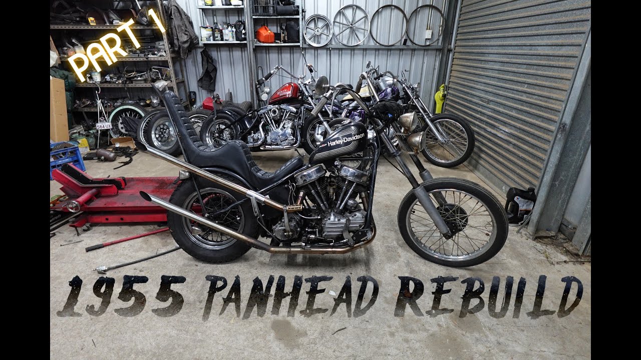 Ben's 1955 Harley Davidson Panhead Chopper Rebuild