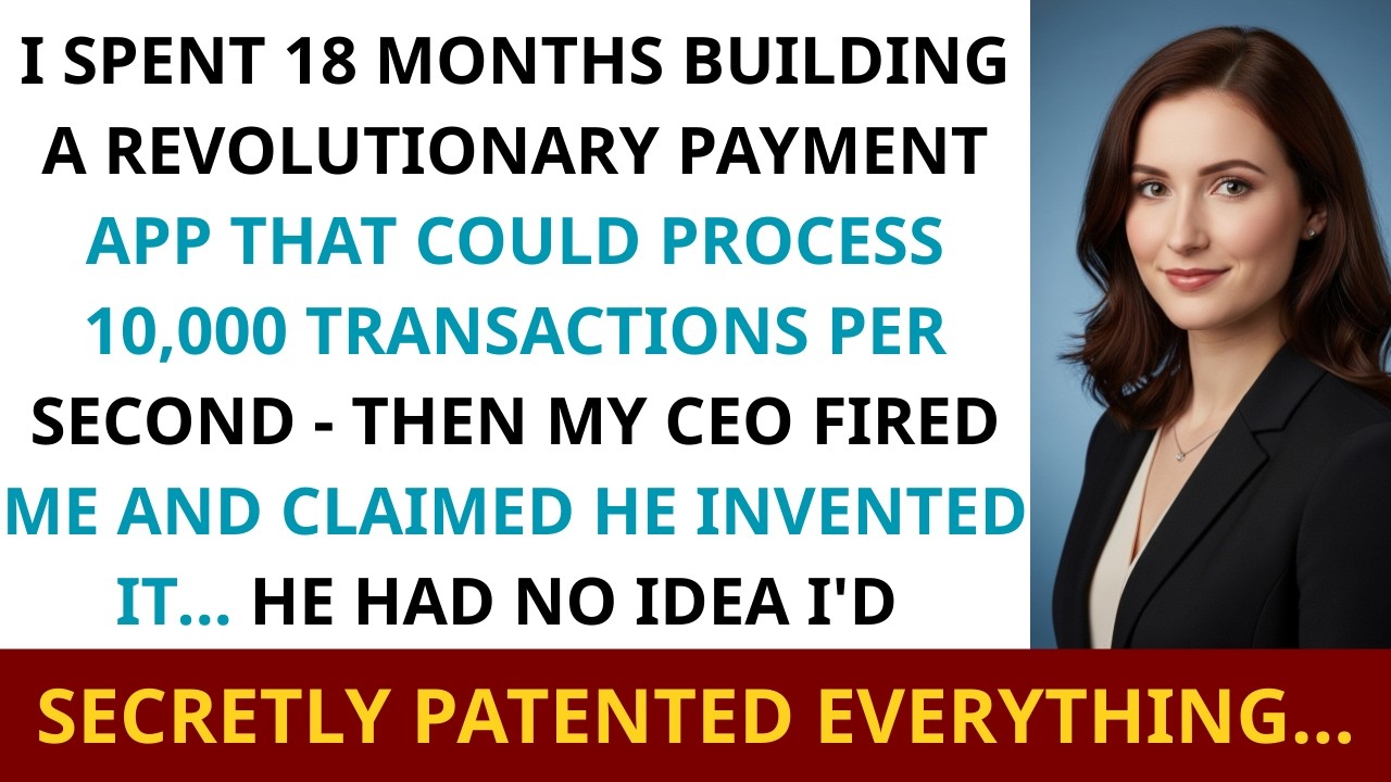 CEO Fired Me and Claimed My Code — He Didn’t Know I Owned the Patents