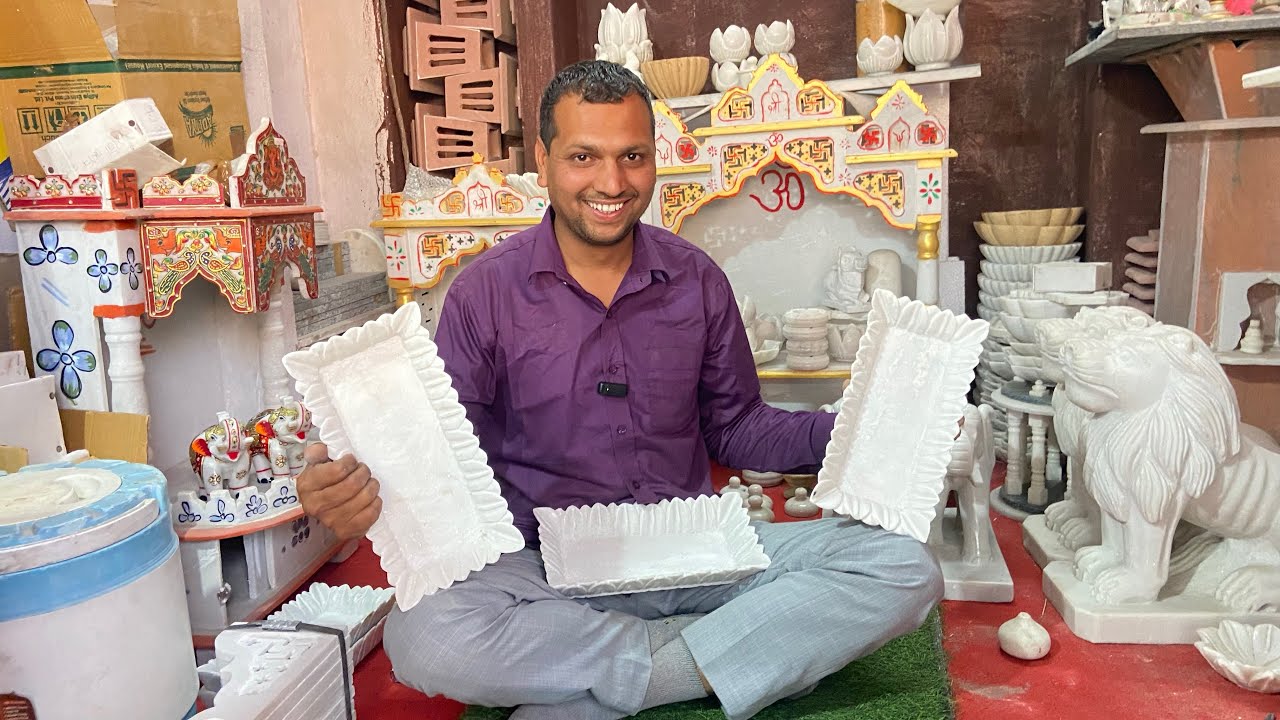 Marble ka nali bowl ll Shree Balaji Handicrafts, Udaipur #marbel #handicrafts #homedecor #art 