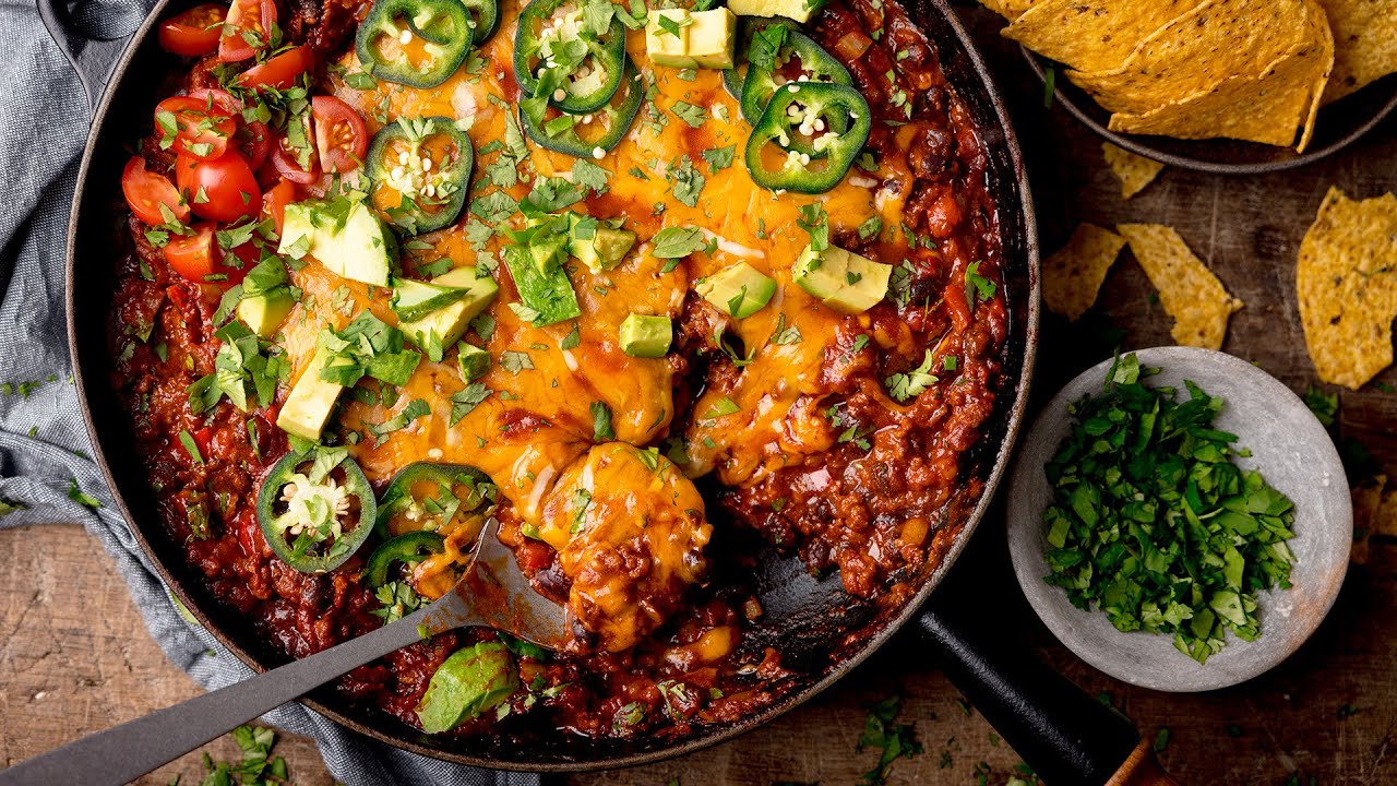 Фарш из говядины в стиле техасско-мексиканской кухни Easy One Pan