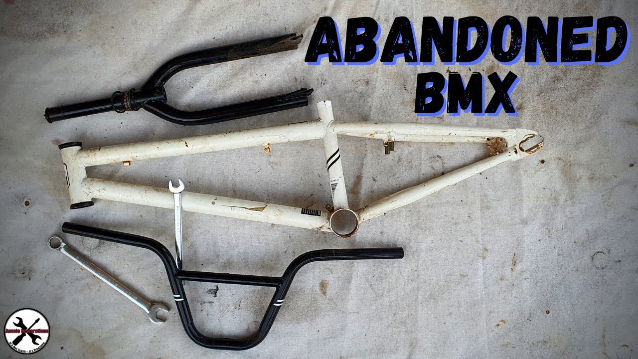 Old & Rusty  BMX Bike Restoration - Polished Aluminium Clamps!
