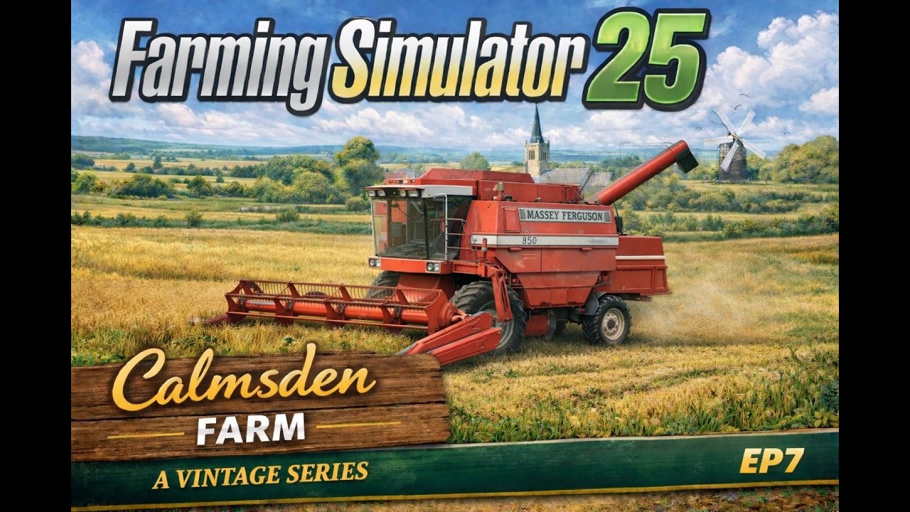 IT'S FINALLY HARVEST TIME IN THE MASSEY - FS25 Calmsden Farm - Episode 7