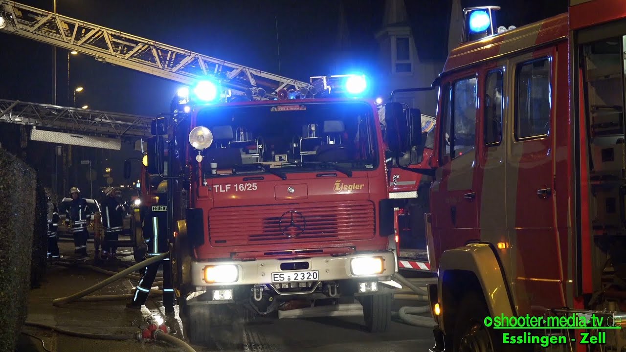 [GEBÄUDEVOLLBRAND NACH VERPUFFUNGEN] - Feuerwehr trifft auf Chemikalien & Feuerwerkskörper | [E]