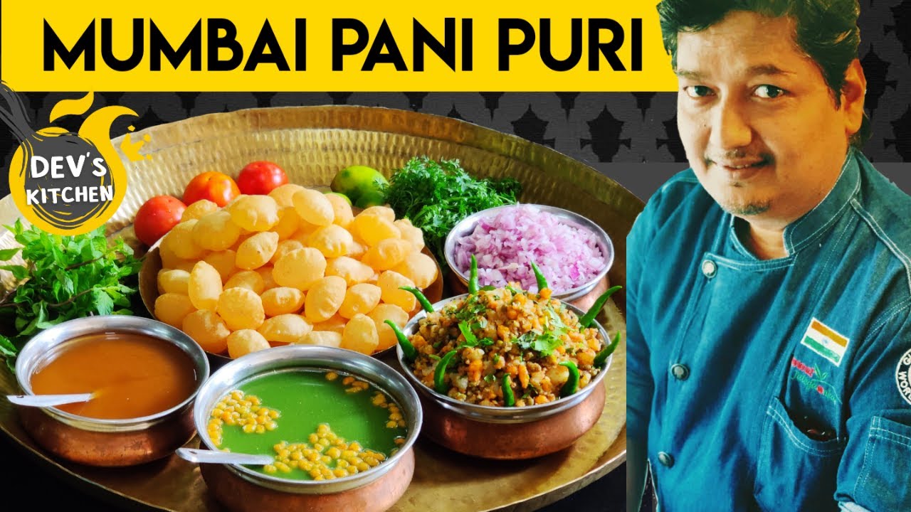 Pani Puri Recipe | पानी पूरी तीखा और मीठा पानी बनाने का तरीका |गोलगप्पे/गुपचुप |Dev's Kitchen | 2021