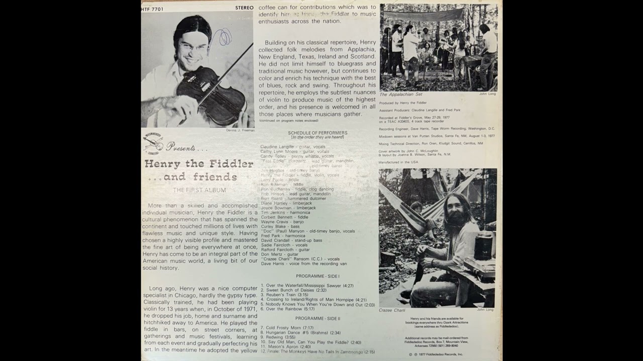 Henry the Fiddler and Friends - The First Album