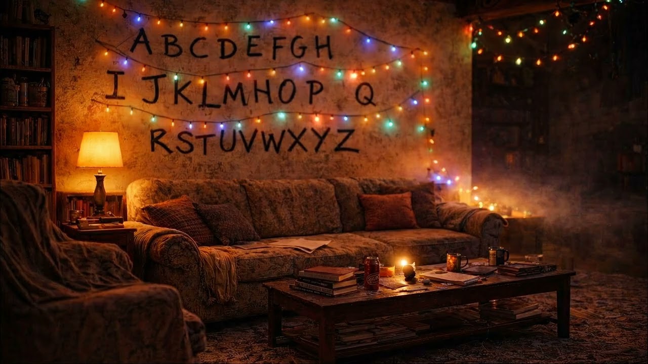 Stranger Things Inspired | Deep Focus Night Drive Ambient | 3 Hours
