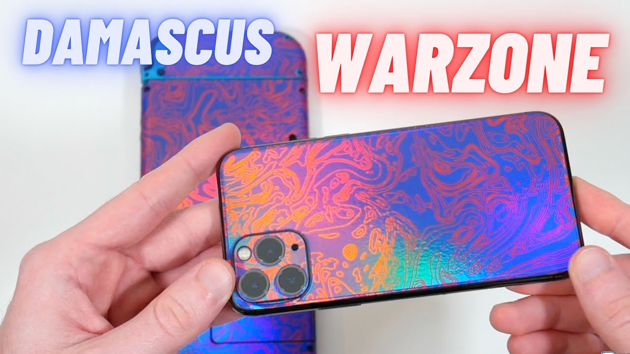 ОБЗОР скина dbrand Damascus Warzone // iPhone 11 Pro + Nintendo Switch 📱🎮