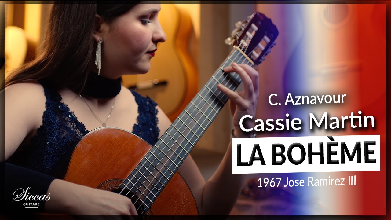 Cassie Martin plays La Bohème by C. Aznavour on a 1967 Jose Ramirez III Classical Guitar