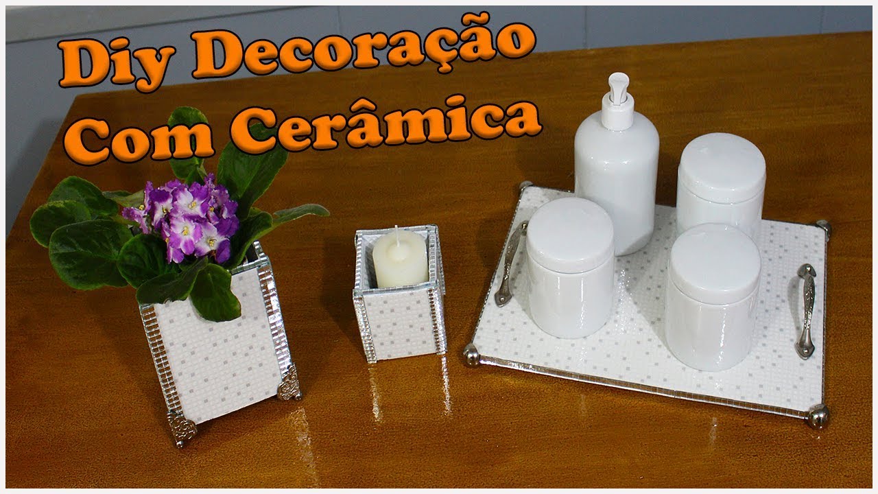 Como reaproveitar sobras de cerâmica para fazer itens de decoração