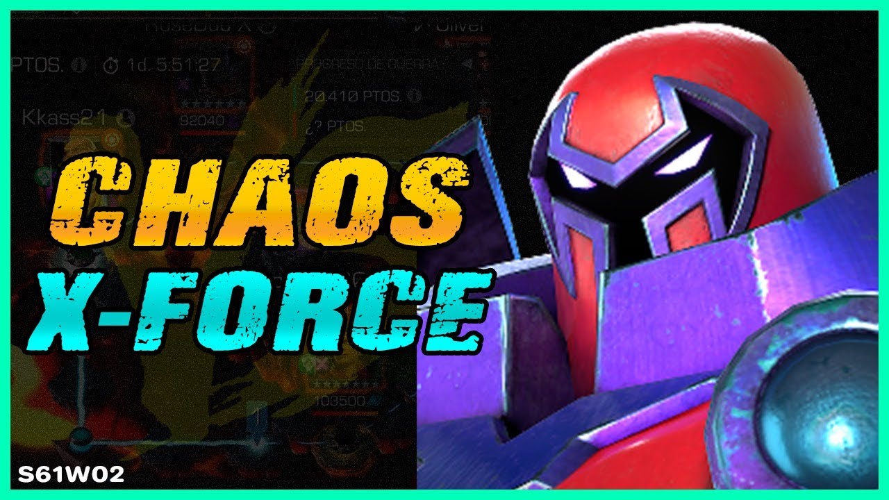 S61W02: CHAOS VS THE X-FORCE | ONSLAUGHT ES CASI INMORTAL | MCOC