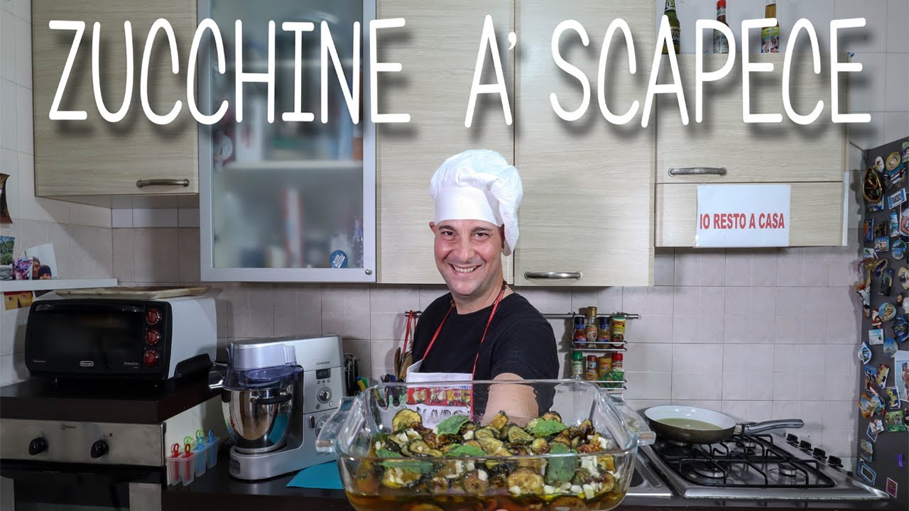zucchine alla scapece 2021  un piatto estivo il boss della cucina napoletana #IoRestoaCasa #ConMe