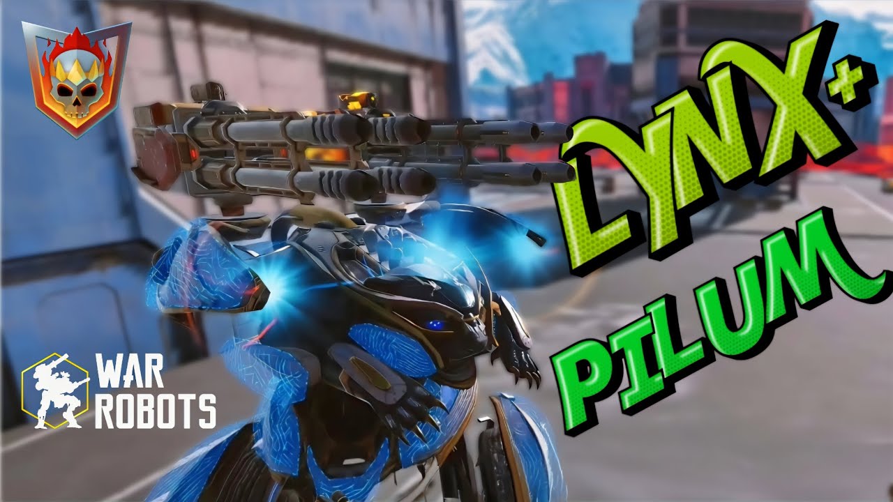 ESTE PEQUEÑO Y PELIGROSO LYNX MIRA LO QUE ES BATALLA -WAR ROBOTS WR 