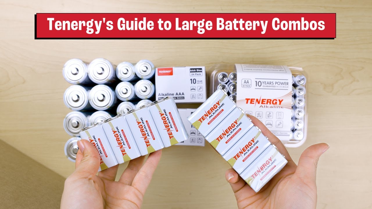 A quick break down of Tenergy's  large battery combinations