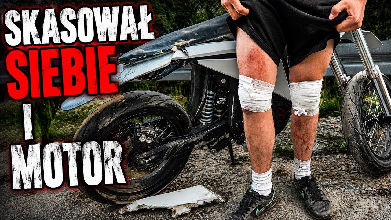 ROZWALIŁ MOJE NOWE SUPERMOTO
