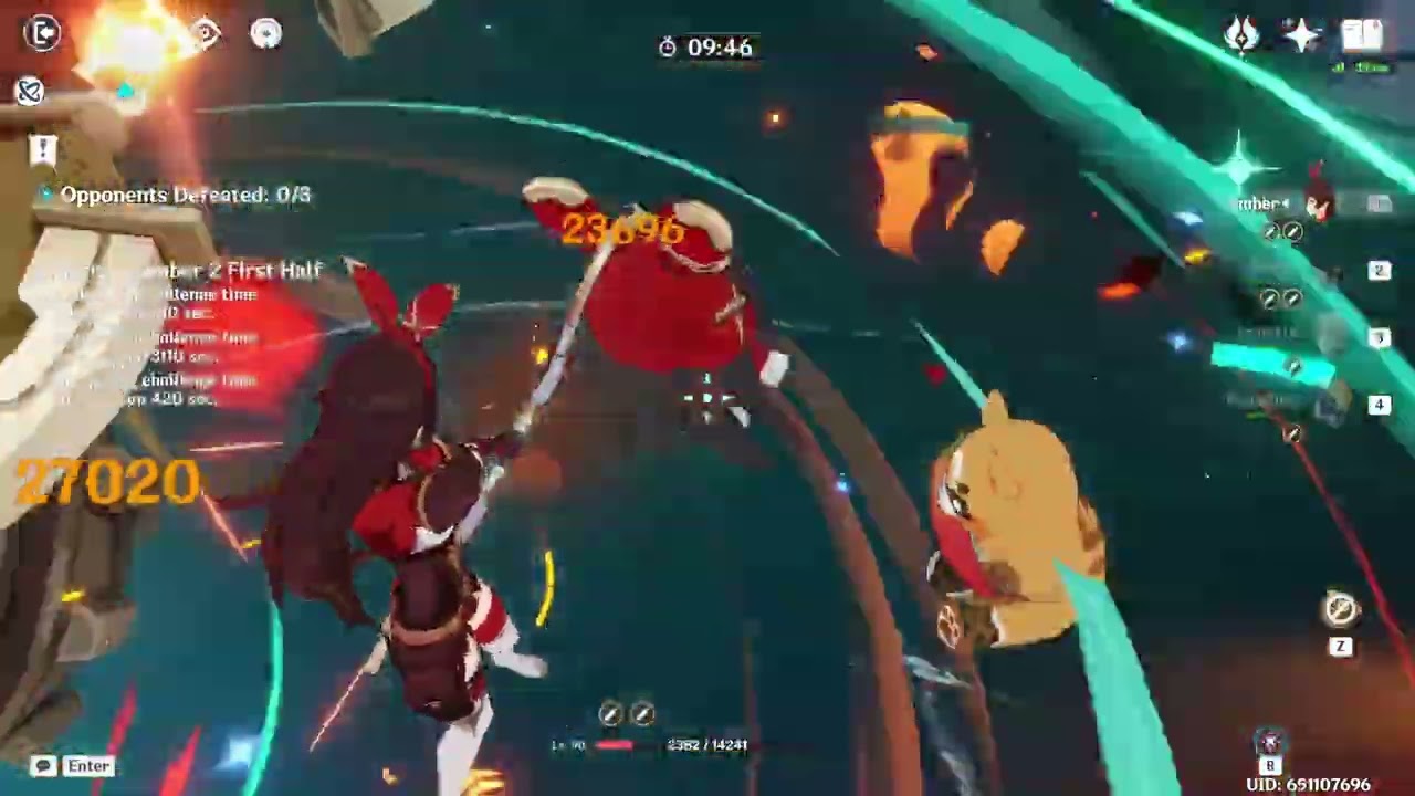All Failed 12-2 Starter Characters Only Attempts: 6.3A Spiral Abyss
