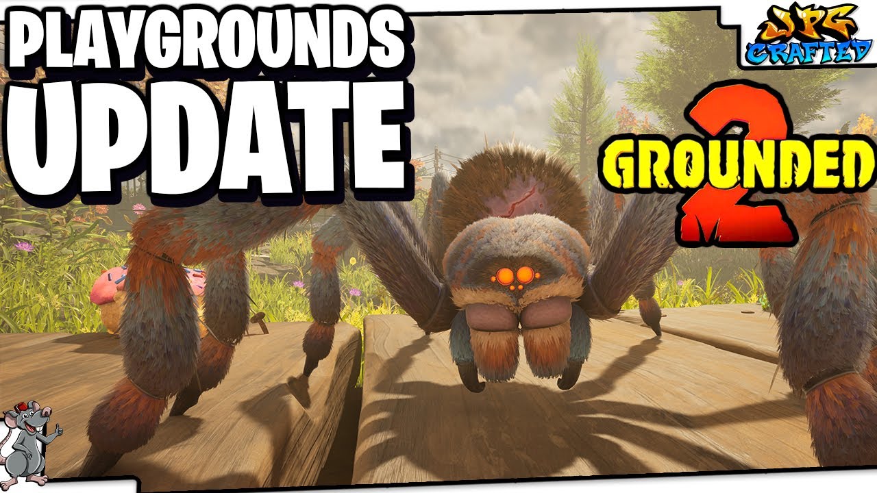 GROUNDED PTB UPDATE! Finally Playgrounds Axl Added And New Props! #grounded2