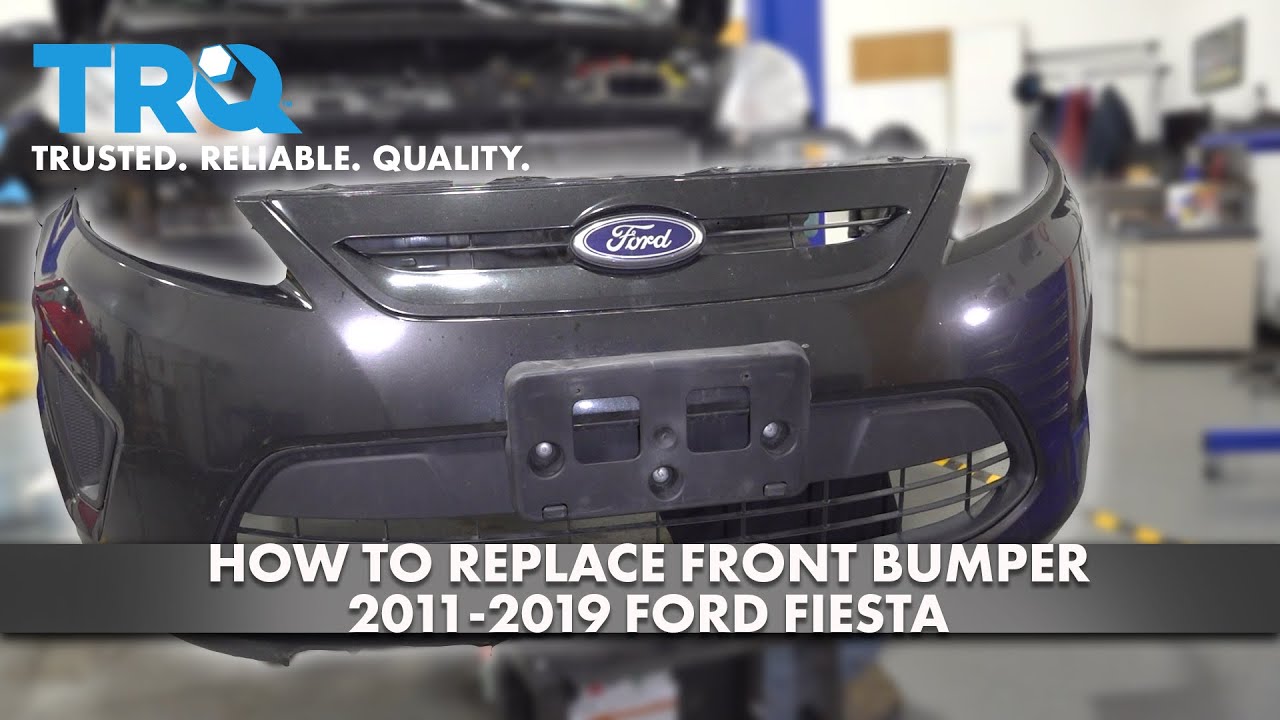 Как заменить передний бампер Ford Fiesta 2011-2019