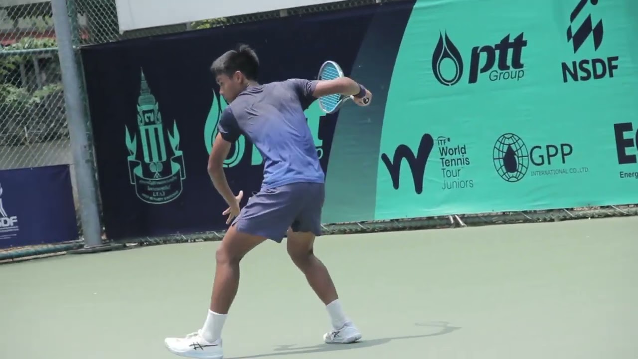 LTAT - ITF JUNIOR J60 BS QF Penn Charusorn (THA) VS RyoTabata (JPN-4)