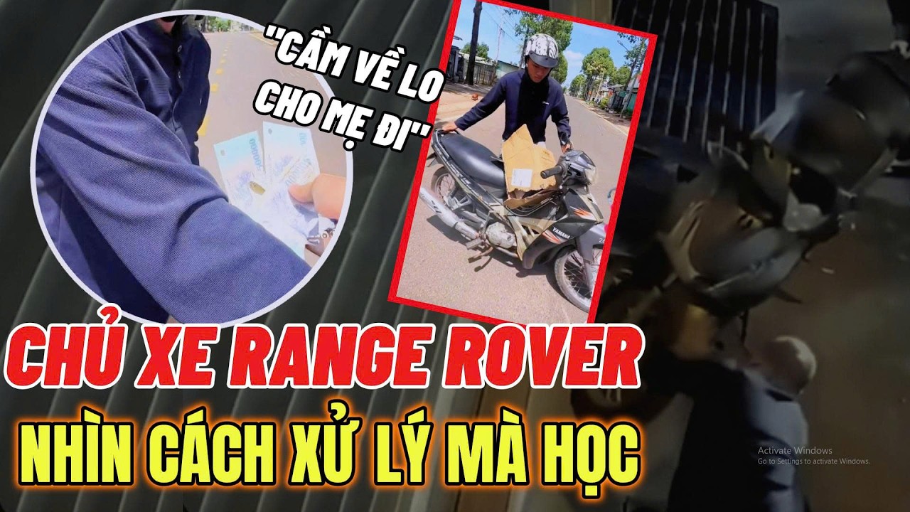 Range Rover NHÌN MÀ HỌC: CHÀNG TRAI LỠ VA VÀO XE TIỀN TỶ, CÁCH XỬ LÝ CỦA CHỦ XE, AI XEM CŨNG ẤM LÒNG