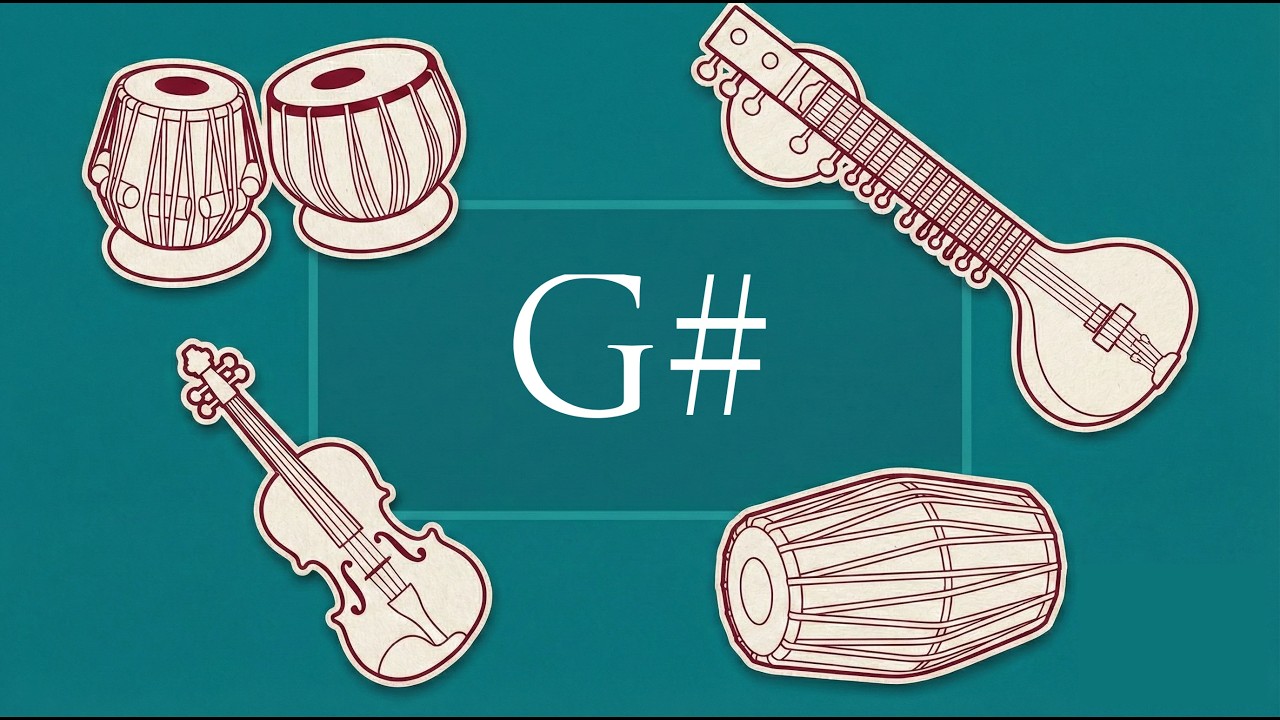 Sruthi Box Pitch G# (Black 4) | Sa-Ma-Sa (Standard) | 2 Hours Continuous
