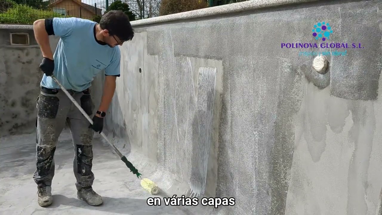 IMPERMEABILIZAR PISCINA CON POLIUREA @PolinovaGlobalSLpoliurea