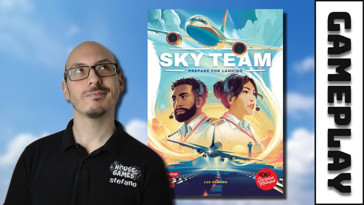 SKY TEAM - Partita Completa Al Gioco Da Tavolo Che Ci Farà Volare! - Asmodee
