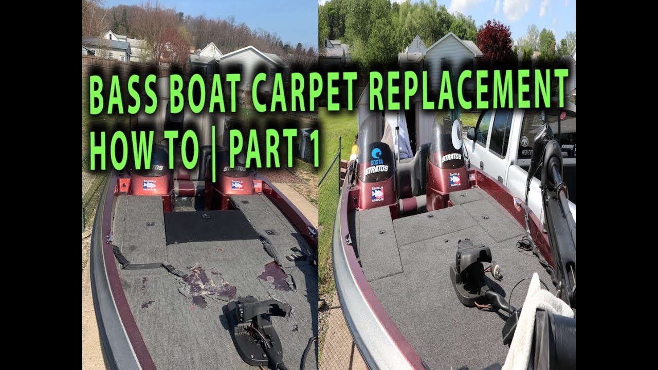 CHEAPEST Way to Replace Bass Boat CARPET | Part 1 | Tools And Cutting
