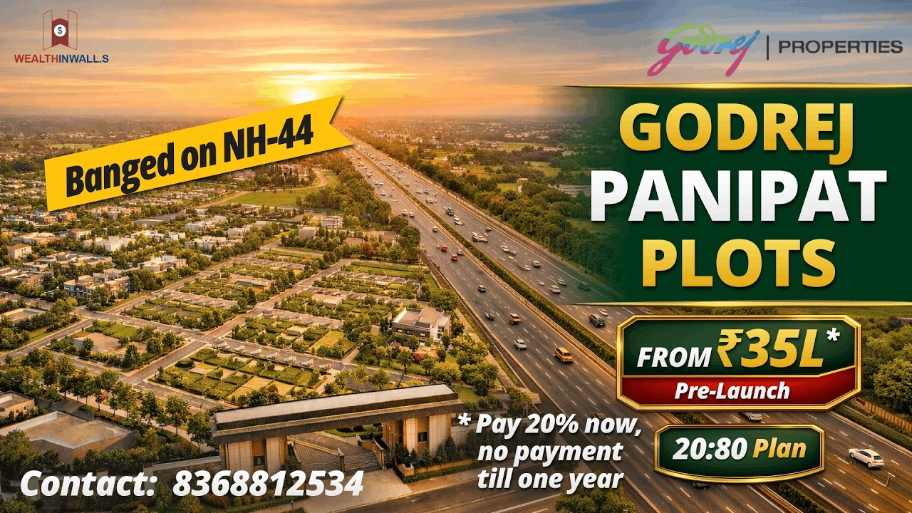 Godrej Evora Estate Panipat | 43.5 Acre Township banged on NH-44 | Best Investment in Haryana